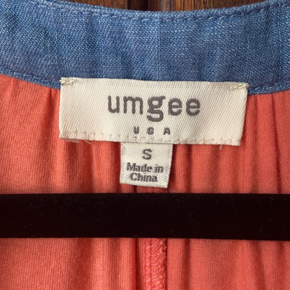 SPRING SALE 🎉 Umgee Coral Flutter Coral Coast Tunic Top - Picture 3 of 8